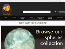 Tablet Screenshot of healingrocks.info